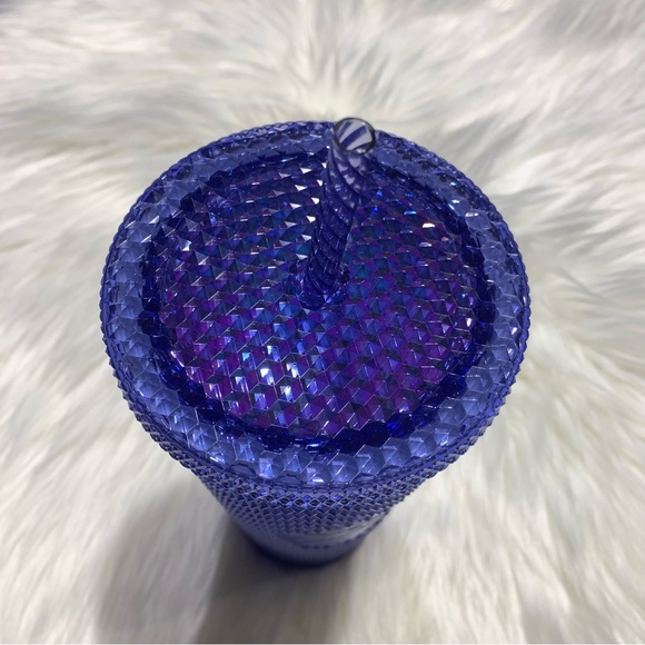 Starbucks Walt Disney World 50th anniversary tumblr iridescent blue/purple NWT - Picture 7 of 15